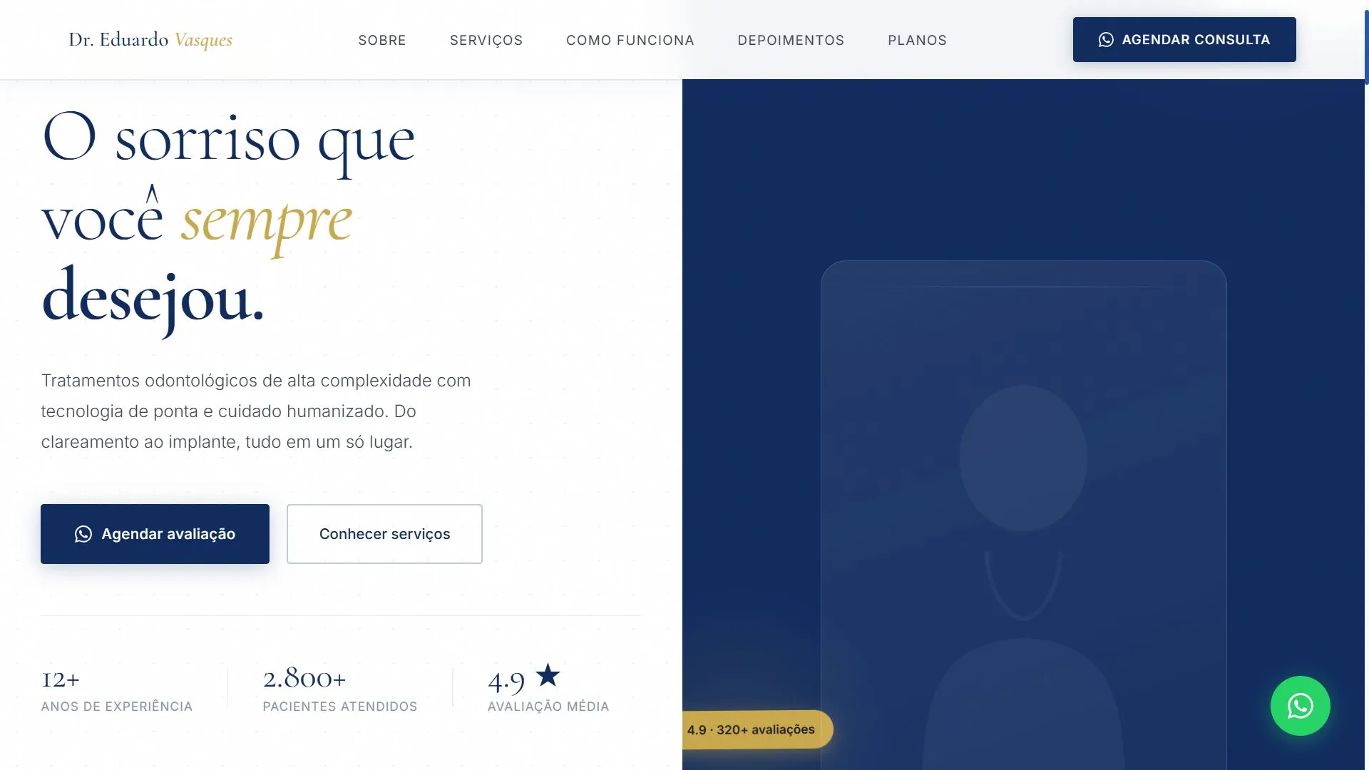 Projeto para dentista